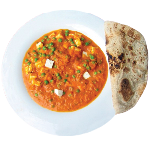Mutter Paneer Roti